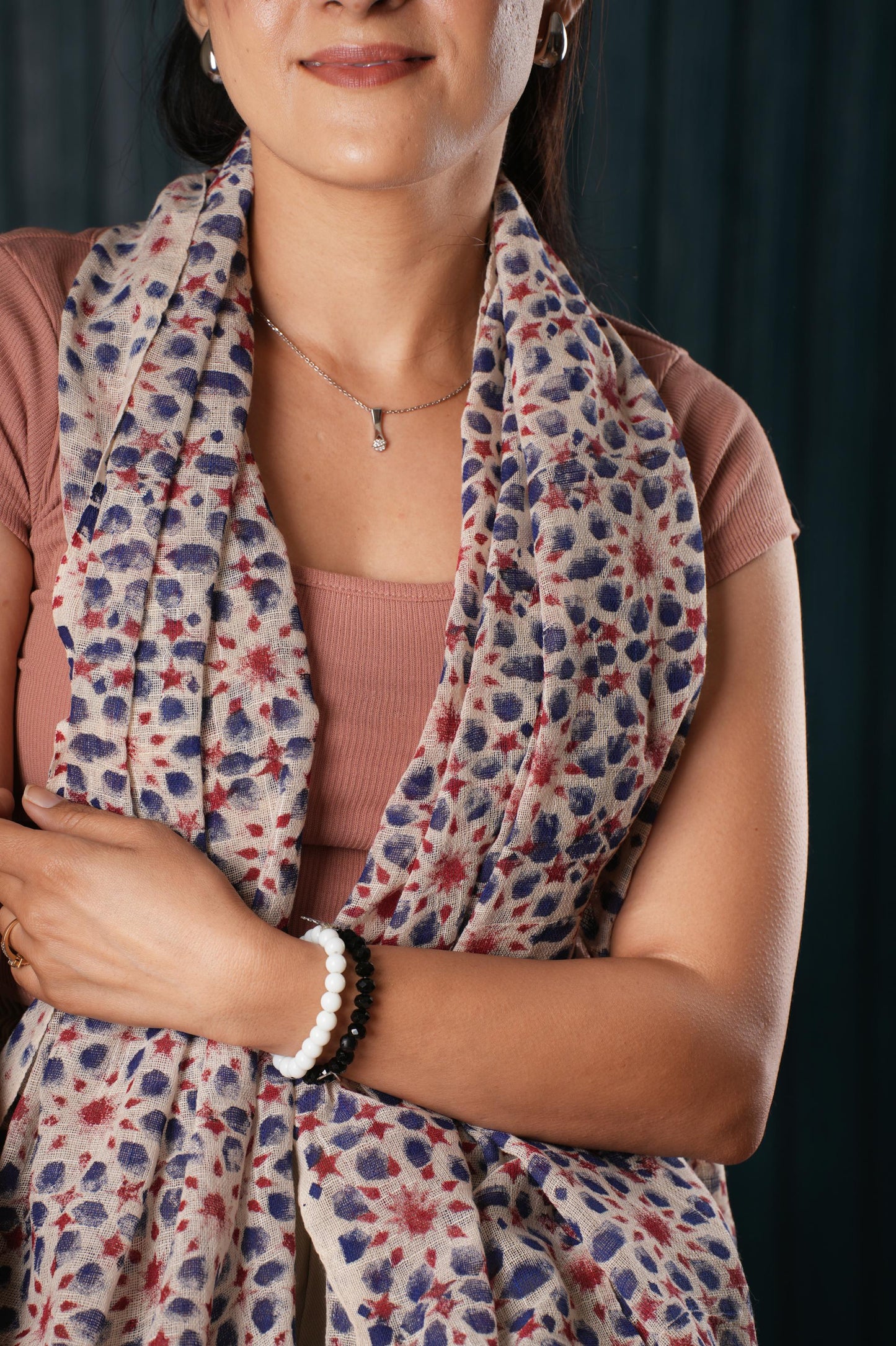 Cotton Printed Boho Scarf