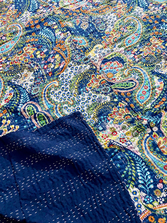 Paisley Kantha Quilt