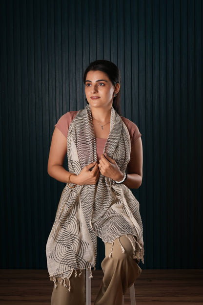 Cotton Printed Boho Scarf