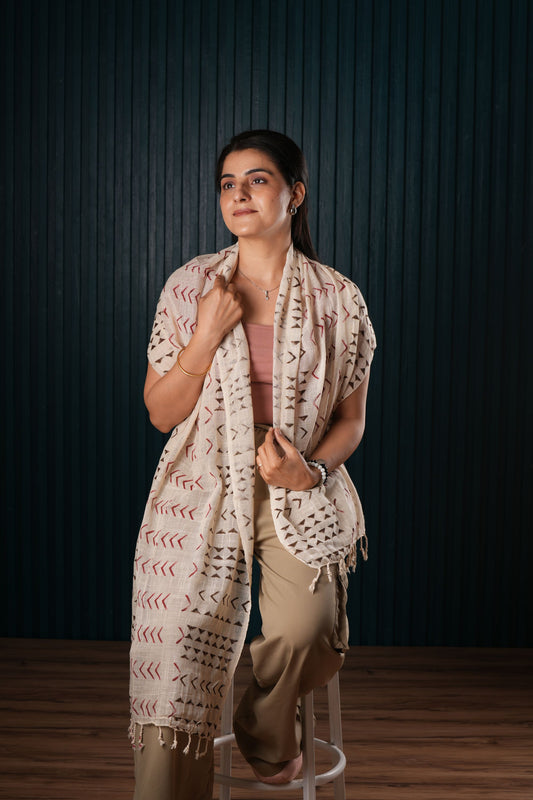 Cotton Printed Boho Scarf