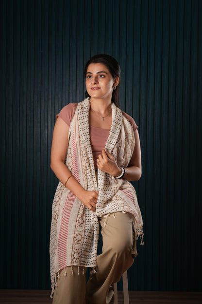 Cotton Printed Boho Scarf