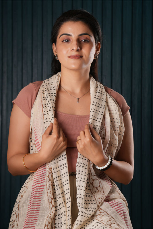 Cotton Printed Boho Scarf