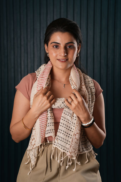 Cotton Printed Boho Scarf