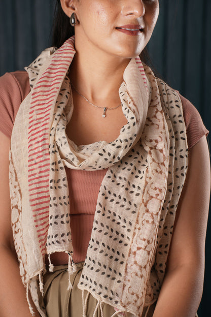 Cotton Printed Boho Scarf