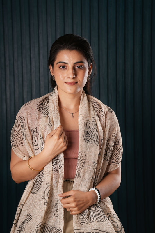 Cotton Printed Boho Scarf