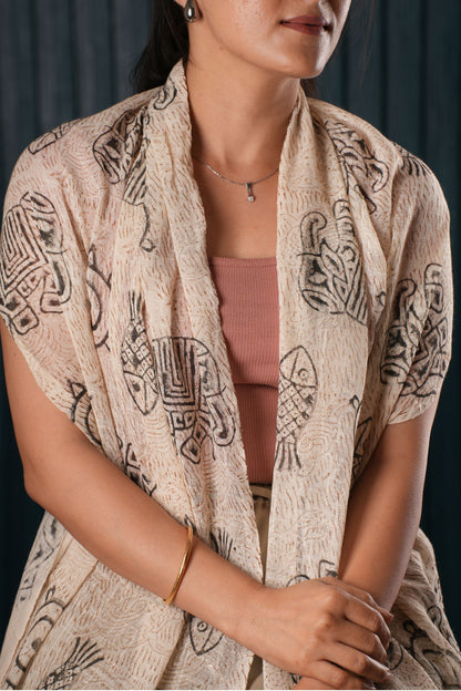 Cotton Printed Boho Scarf