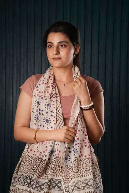 Cotton Printed Boho Scarf