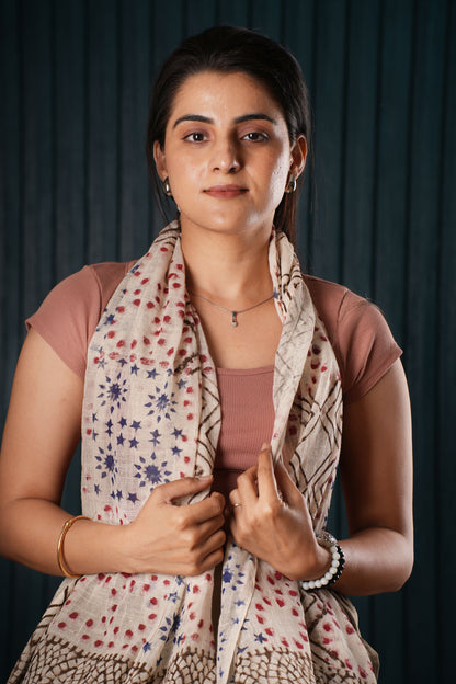 Cotton Printed Boho Scarf