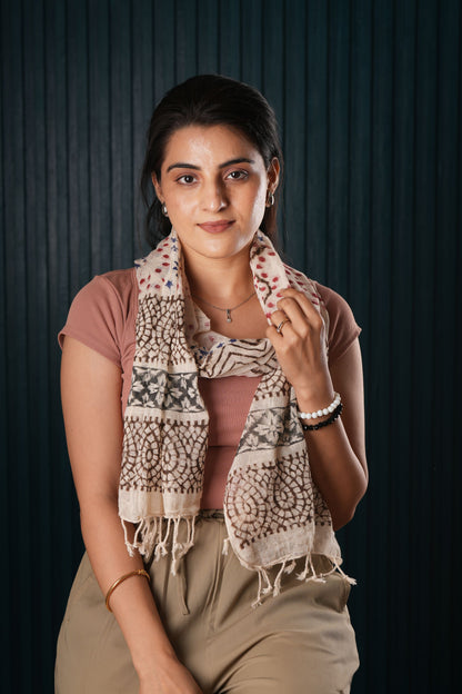 Cotton Printed Boho Scarf