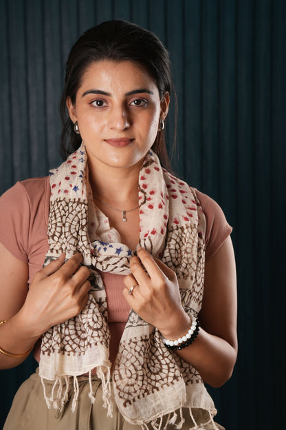 Cotton Printed Boho Scarf