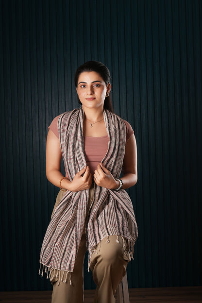 Cotton Hand-Block Printed Scarf