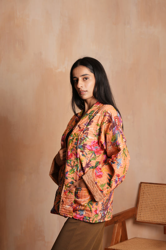 Peachy Kantha Jacket