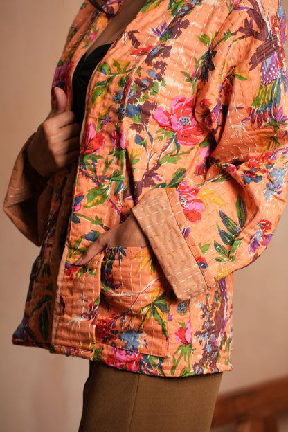 Peachy Kantha Jacket