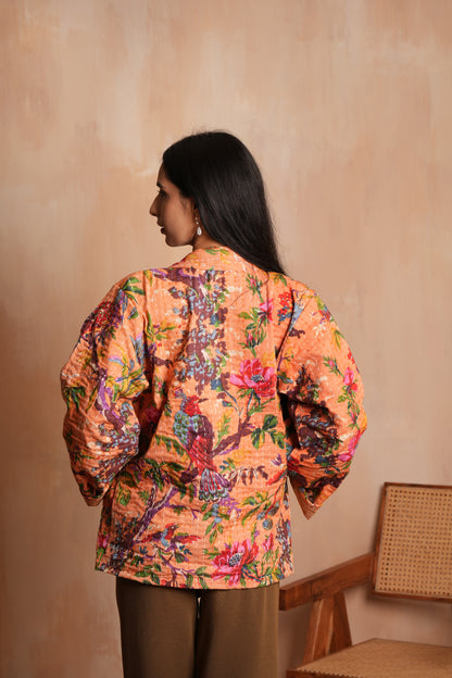 Peachy Kantha Jacket