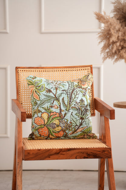 Handmade Cotton Kantha Cushion Cover