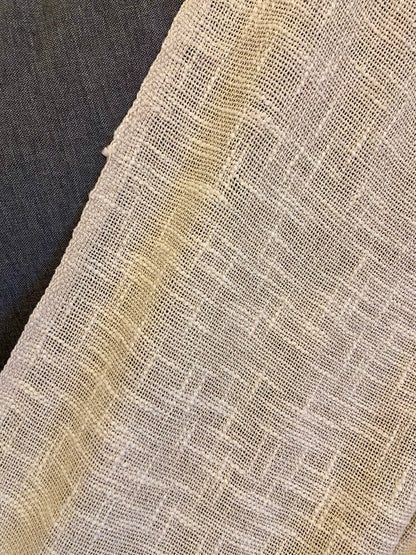 Handmade Off-White Cotton Throw Blanket