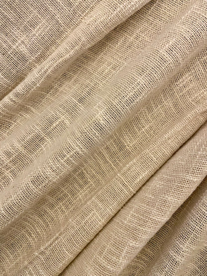 Handmade Off-White Cotton Throw Blanket