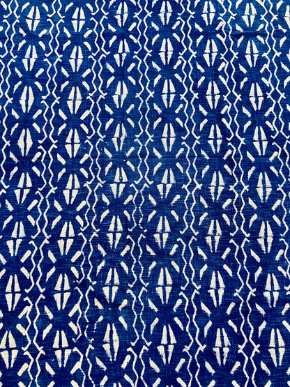 Indigo Cotton Sofa Throw Blanket