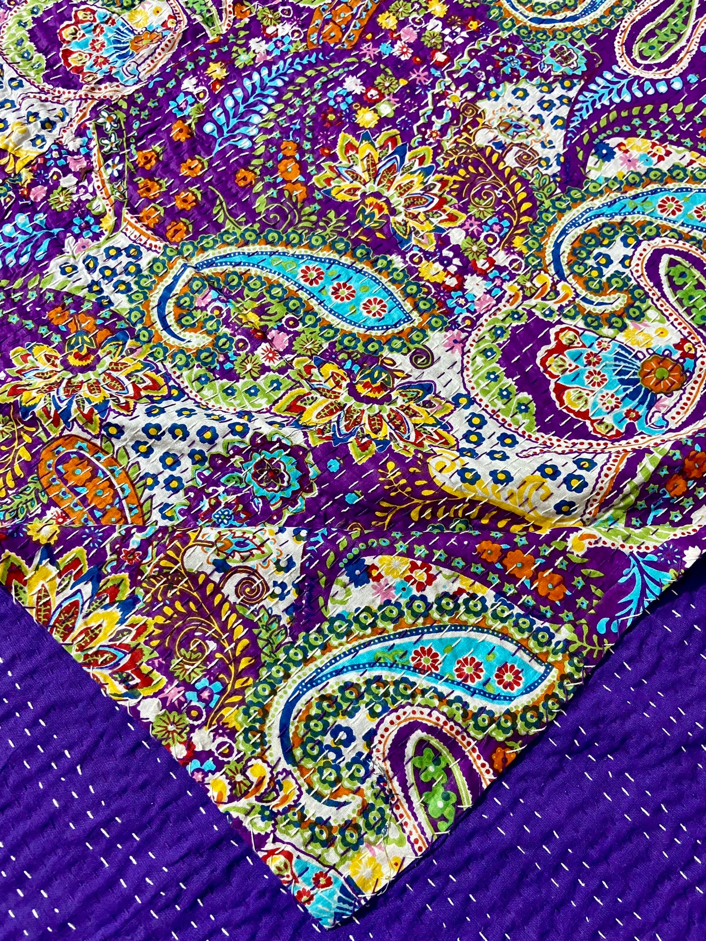 Paisley Kantha Quilt