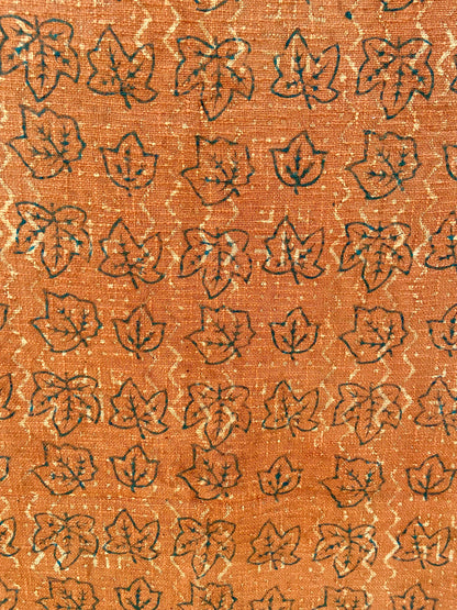 Hand-Block Printed Cotton Throw Blanket