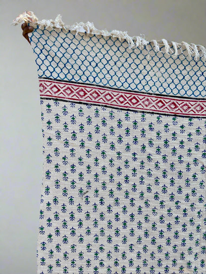 Hand Block Printed Throw