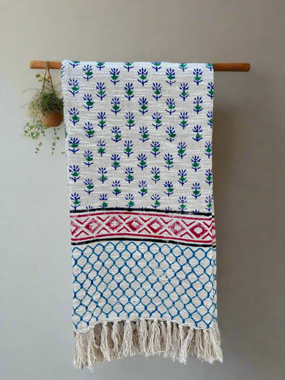 Hand Block Printed Throw