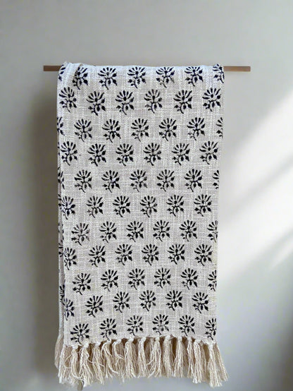 Indian Handmade Organic Cotton Throw Blanket