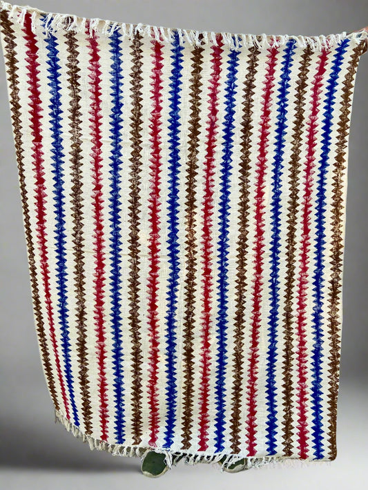 Bohemian Cotton Throw Blanket - Hand-Block Printed