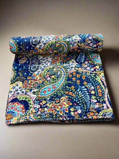 Paisley Kantha Quilt