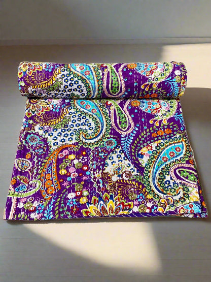 Paisley Kantha Quilt