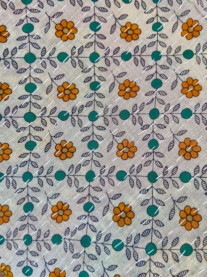 Handmade Vintage Cotton Kantha Quilts