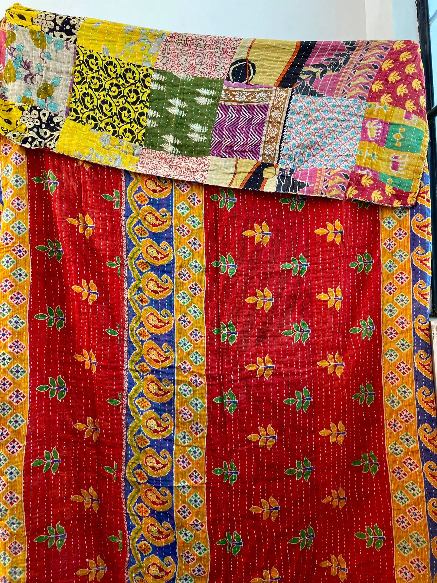 Handmade Patchwork Kantha Quilts