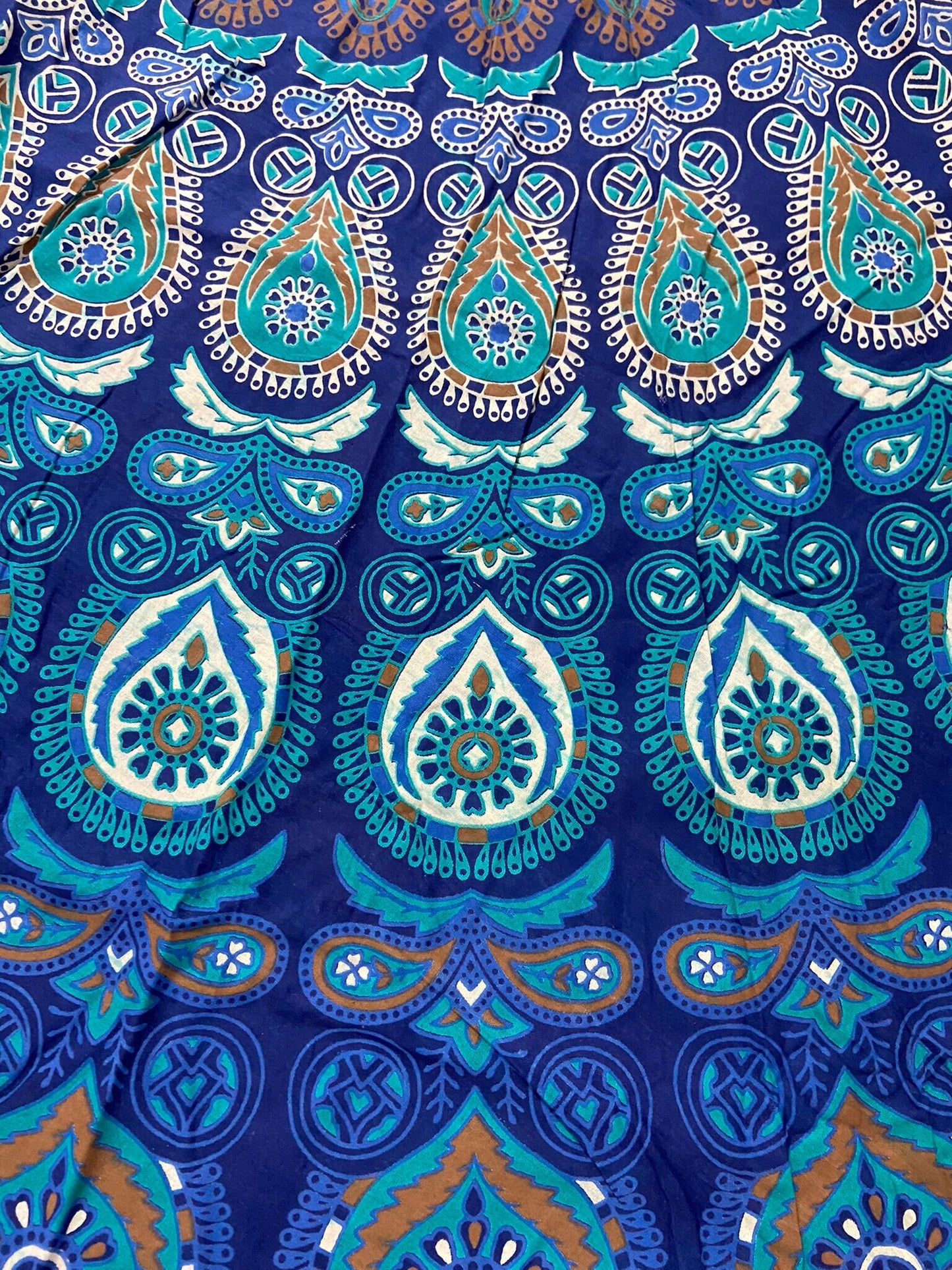 Mandala Cotton Long Maxi Wrap Skirt