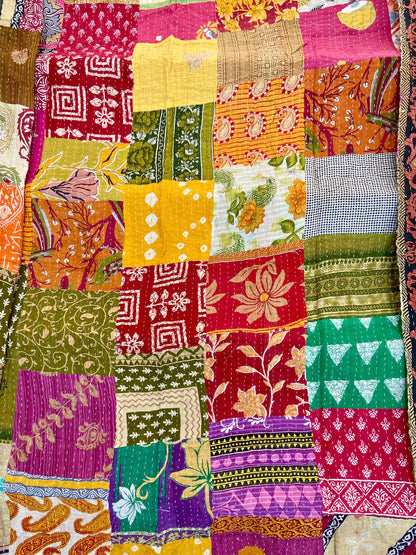 Patchwork Kantha Quilts - Wholesale lot