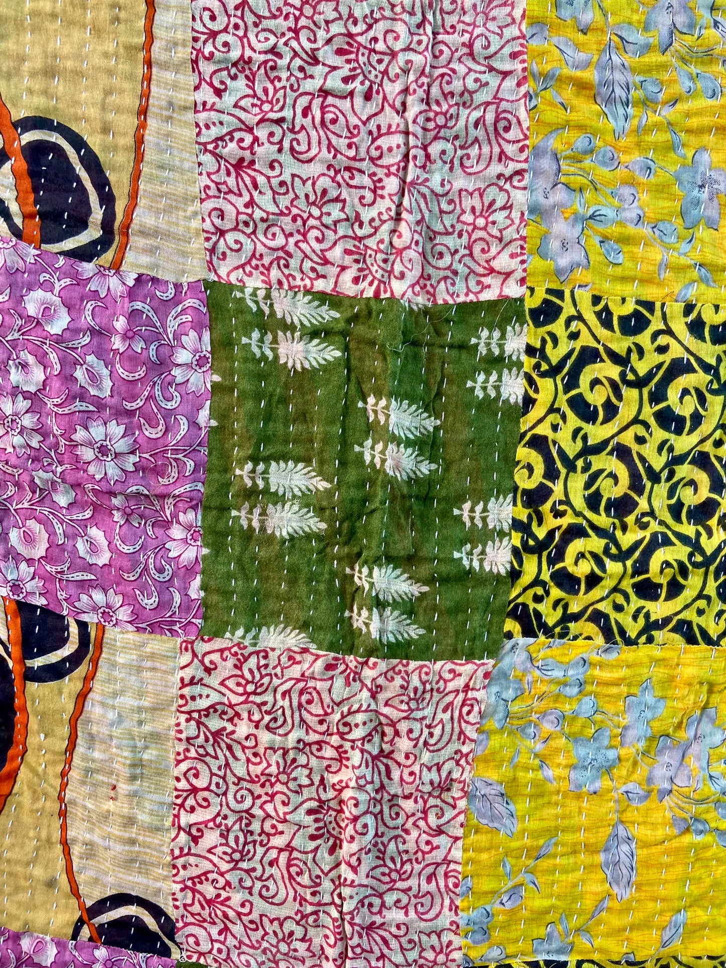 Handmade Patchwork Kantha Quilts