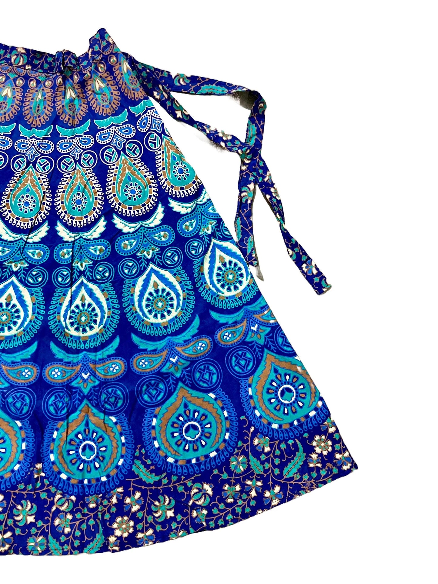 Mandala Cotton Long Maxi Wrap Skirt