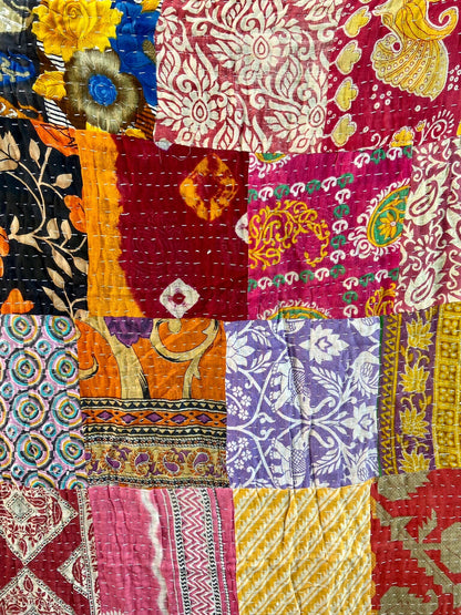 Handmade Patchwork Kantha Quilts