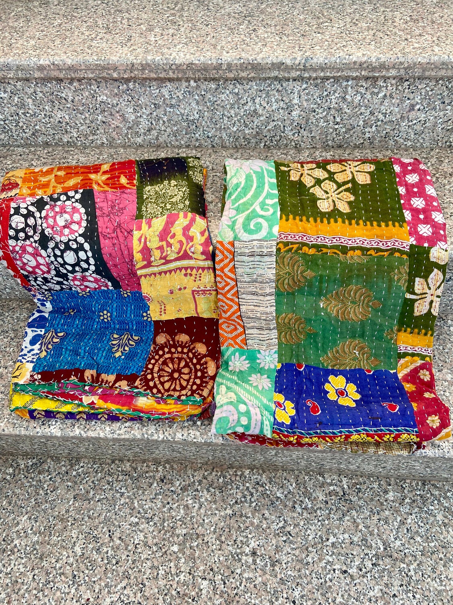 Patchwork Kantha Quilts - Wholesale lot