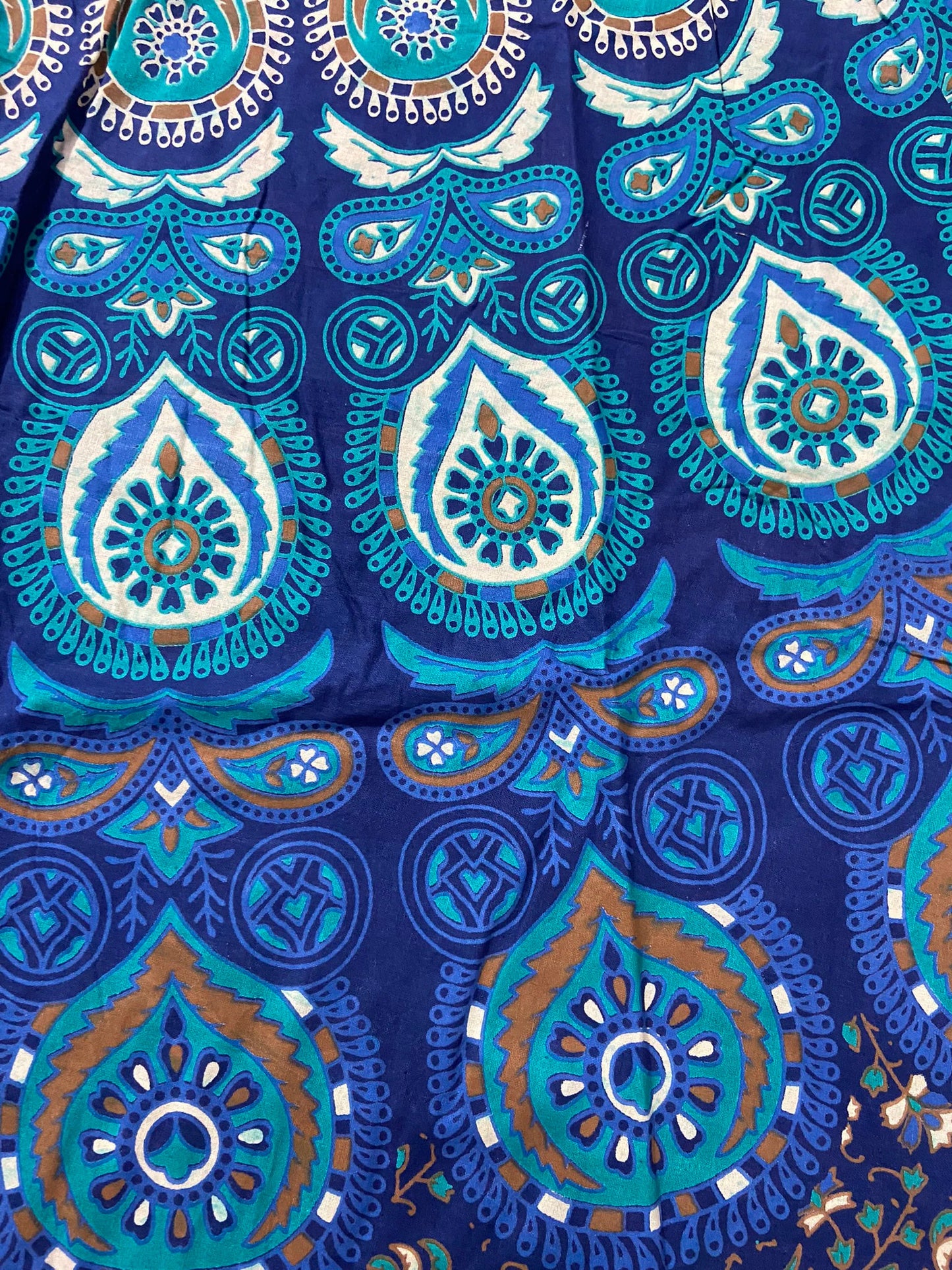 Mandala Cotton Long Maxi Wrap Skirt