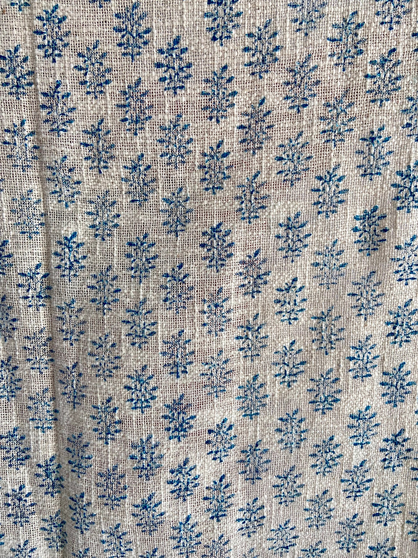 Hand Printed Cotton Throw