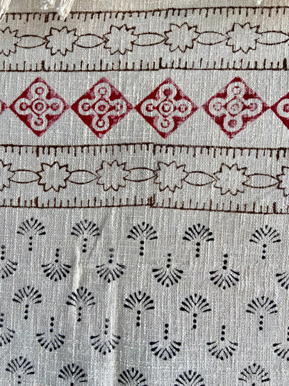 Bohemian Handmade Throw, Blankets and Throws, Hand Loomed Cloth Soft Cotton Blanket, Sofa cover, Boho Ethnic Beach Towel Hand Block Printed