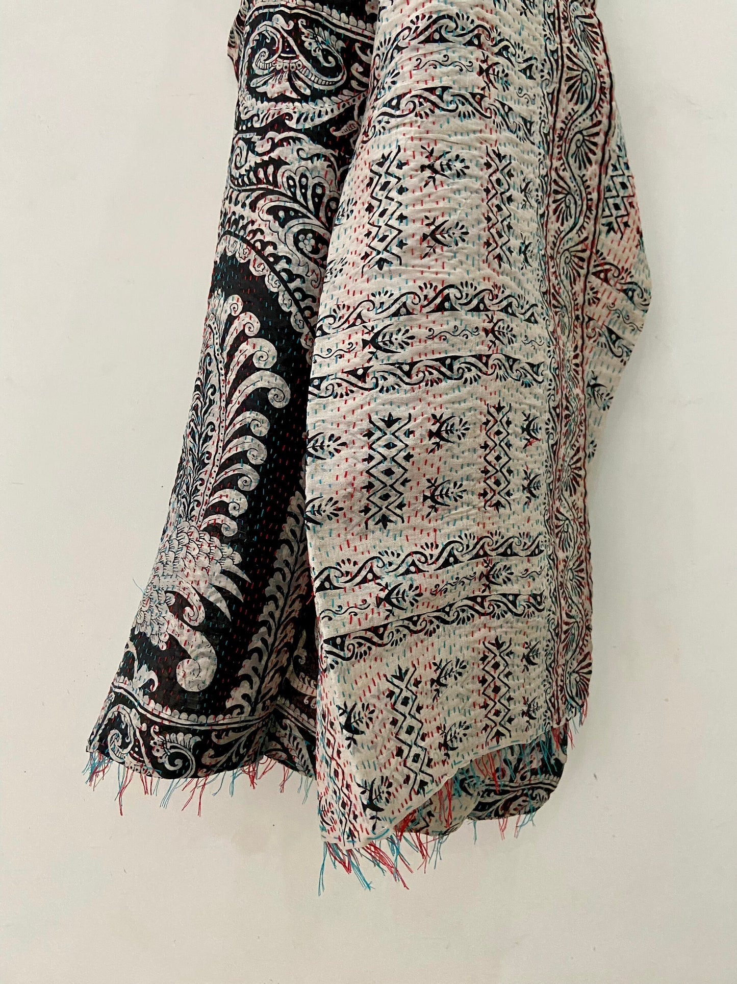 Handmade Vintage Silk Kantha Scarves