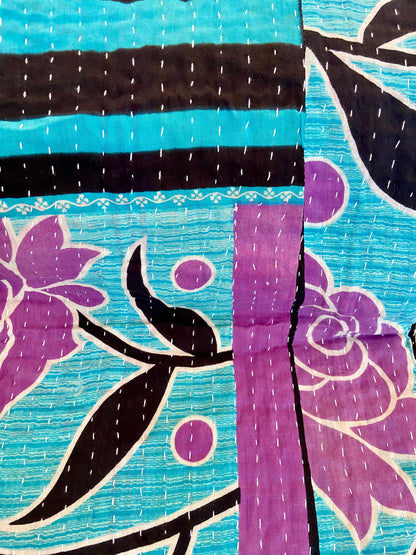 Wholesale Lot Indian Handmade Vintage Cotton Kantha Quilts Throws Blankets